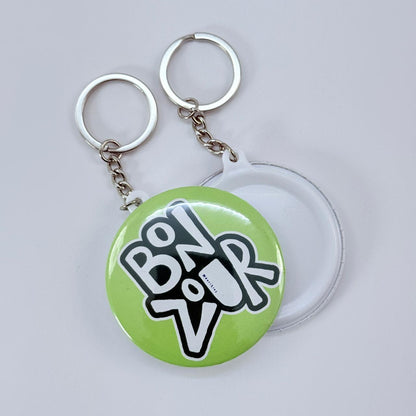 Plain Back Keychain - Bon Zour