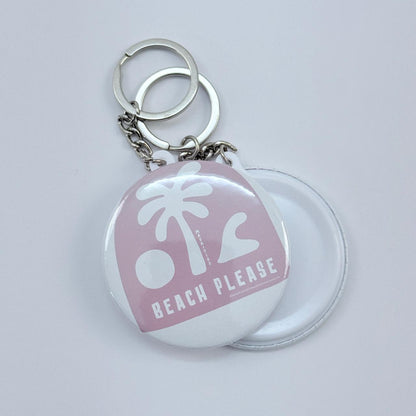 Plain Back Keychain - Beach Please