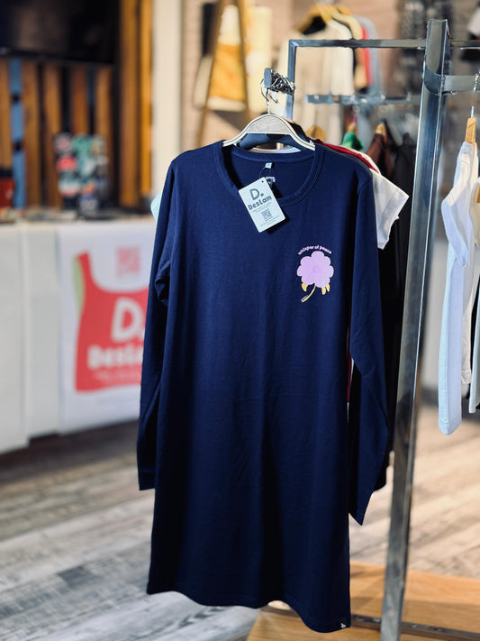 Whisper of Peace T-Shirt Dress