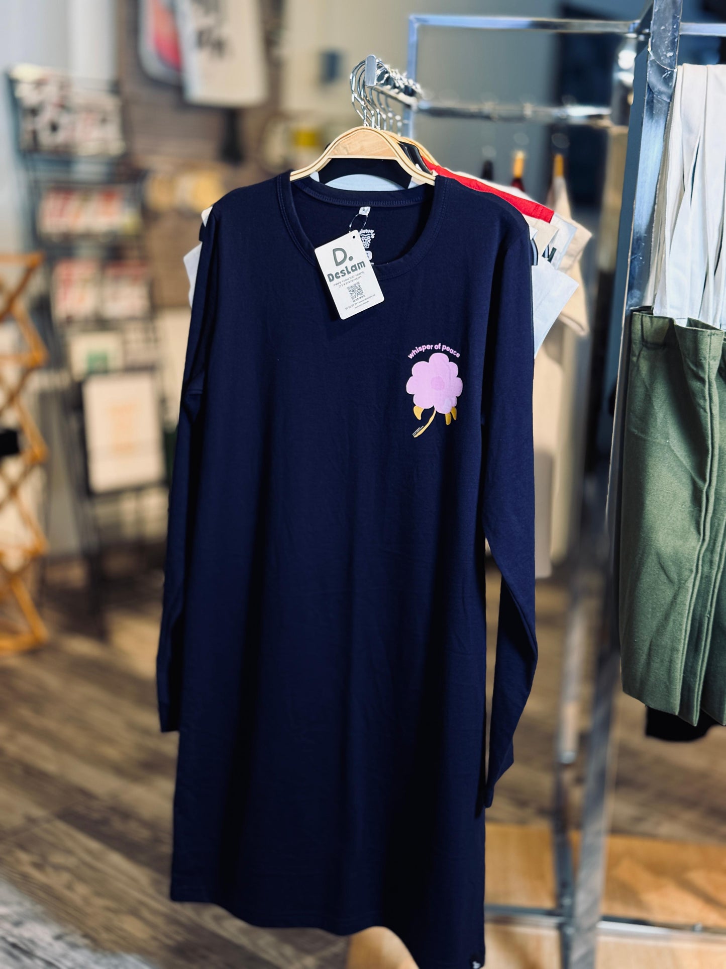 Whisper of Peace T-Shirt Dress