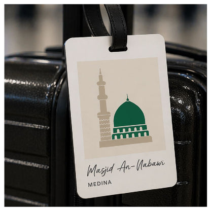 Luggage Tag Rectangular - Masjid An-Nabawi/Kaaba
