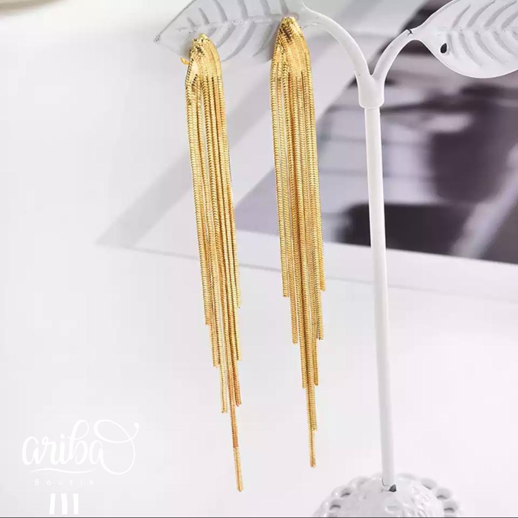 Gold Dropdown Earring